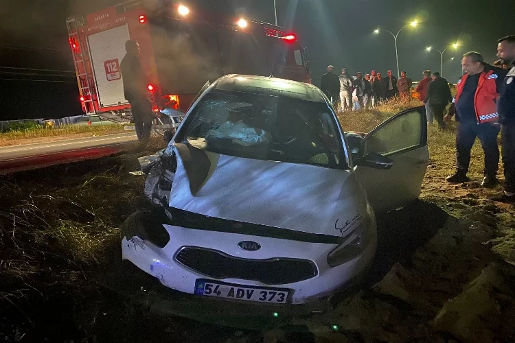 Sakarya'da trafik kazası: 1 yaralı