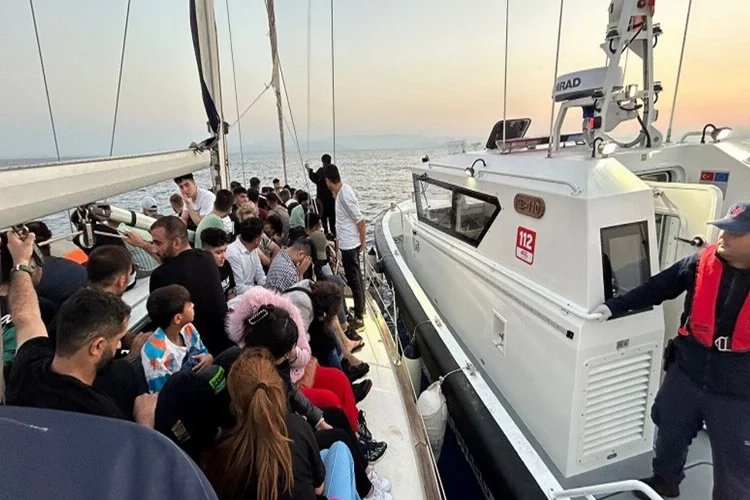 Bodrum'da düzensiz göçmenler yakalandı haberinin görseli