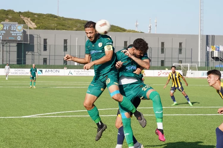 Aliağaspor FK sahasında Talasgücü'nü 3 golle geçti haberinin görseli