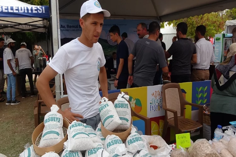 Tescilli Tufanbeyli fasulyesi yoğun ilgi gördü