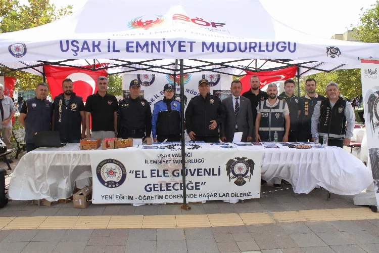 Uşak'ta öğrenciler için ''El Ele Güvenliği Geleceğe'' projesi haberinin görseli