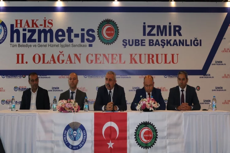 HAK-İŞ/HİZMET-İŞ Sendikası’nın 2. Olağan Genel Kurulu gerçekleşti haberinin görseli
