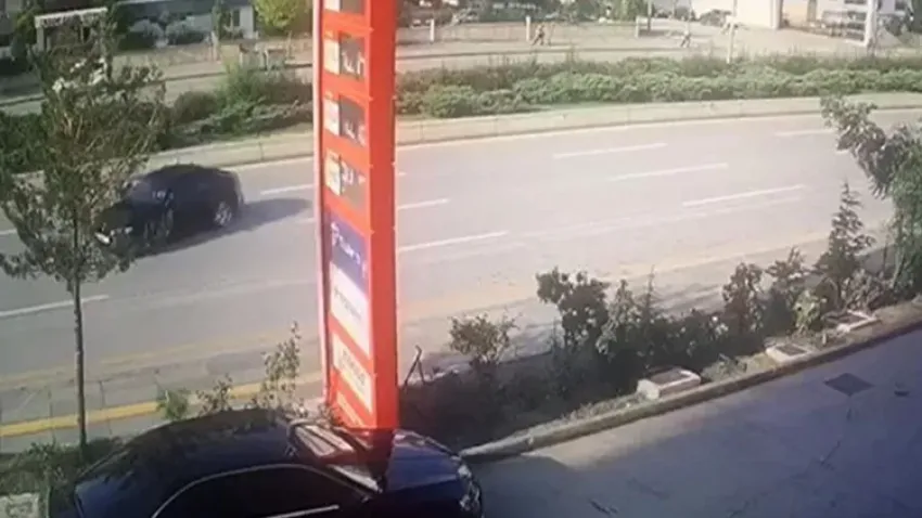 Caddede drift atan sürücünün ehliyetine el konuldu haberinin görseli