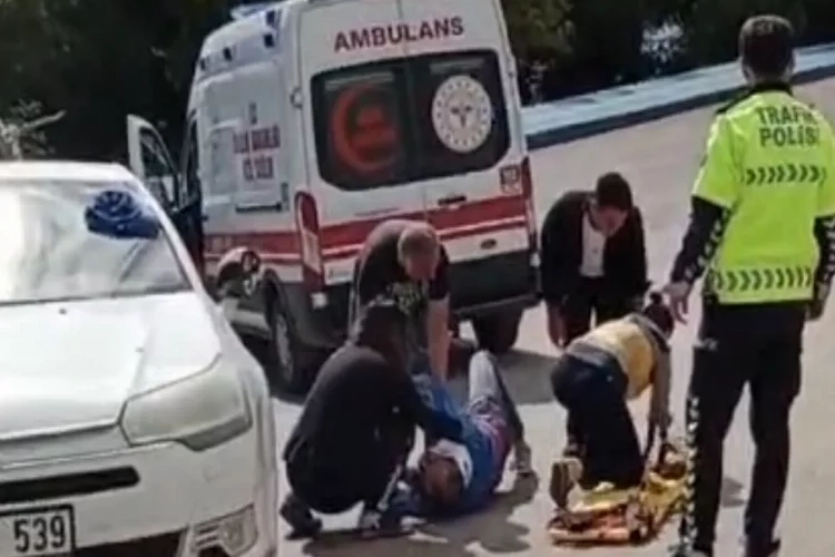 Sinop'ta kaza: Elektrikli bisikletle otomobil çarpıştı haberinin görseli