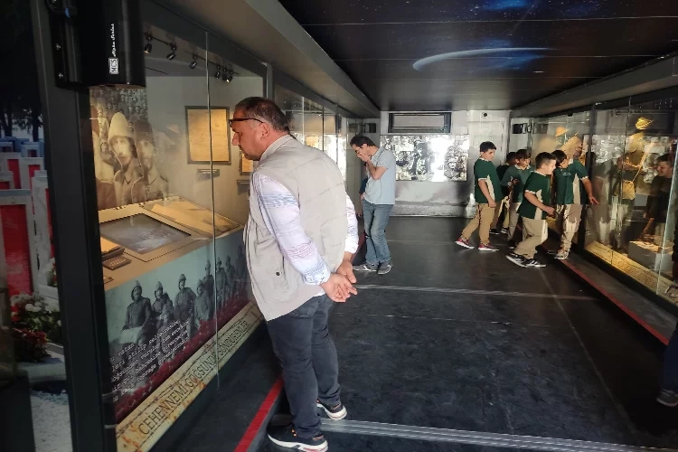 Çanakkale Savaşlarının ruhu bu tırla anlatılıyor haberinin görseli