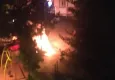 Karabük’te park halindeki otomobil alev topuna döndü