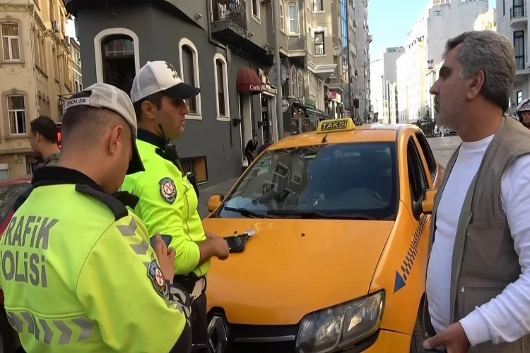 İstanbul’da kurallara uymayan taksi sürücülerine ceza yağdı