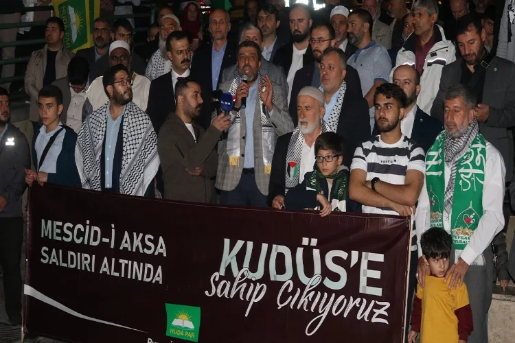 Bursa'da Filistin için bir araya geldiler