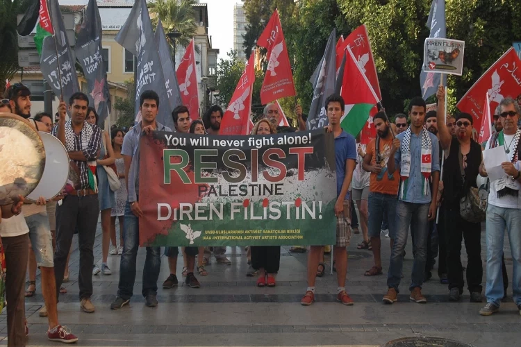 Uluslararası aktivist sanatçılardan Filistin’e destek