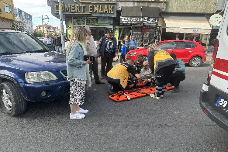 Tekirdağ'da trafik kazası: 1 kişi yaralı