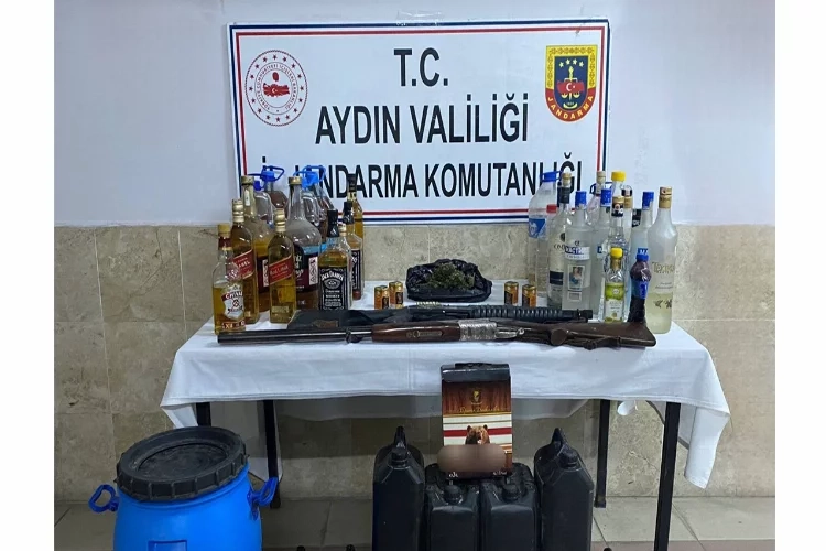 Aydın’da sahte alkol operasyonu haberinin görseli