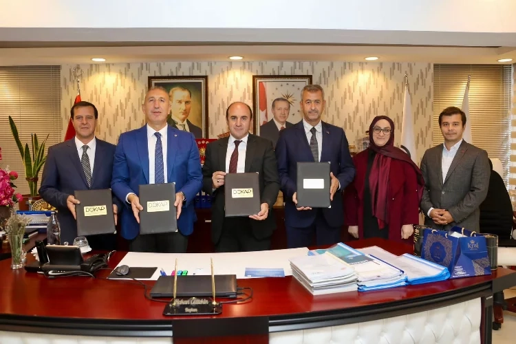 DOKAP ile Bayburt İl Tarım ve Orman Müdürlüğü arasında protokol haberinin görseli