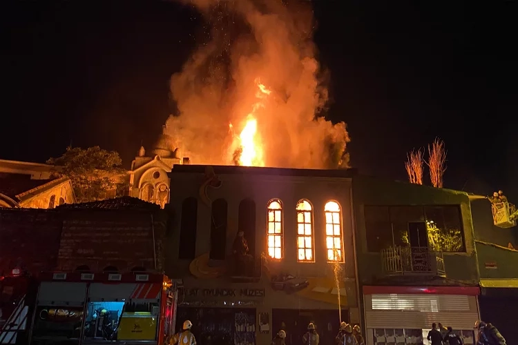 İstanbul'da Oyuncak Müzesi'nde büyük yangın