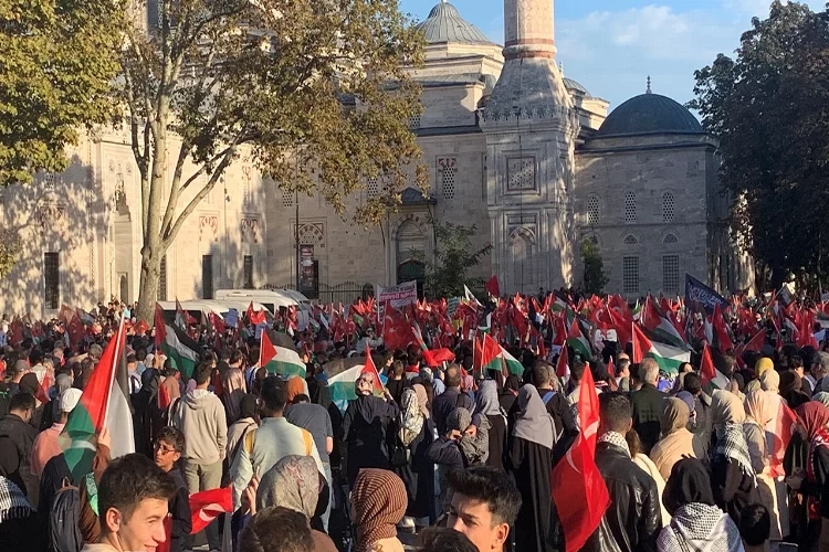 İstanbul’dan Filistin’e destek haberinin görseli