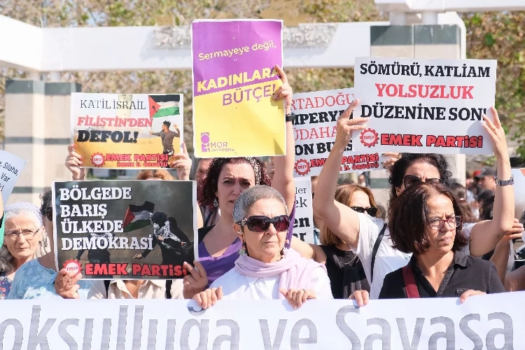 “Kadınlar savaş değil eşit, onurlu, insanca bir hayat istiyor” haberinin görseli