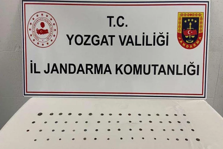 Yozgat'ta tarihi sikke ve yüzük ele geçirildi haberinin görseli