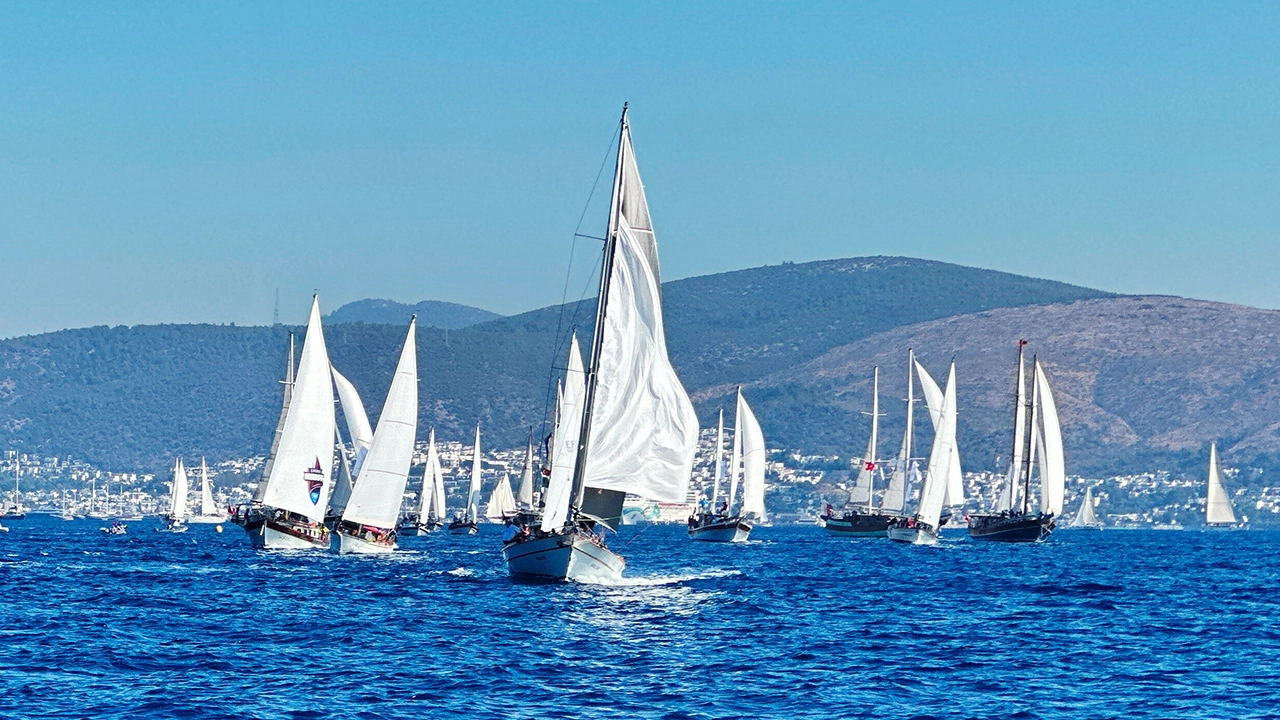 The Bodrum Cup için tekneler, rüzgarla buluştu