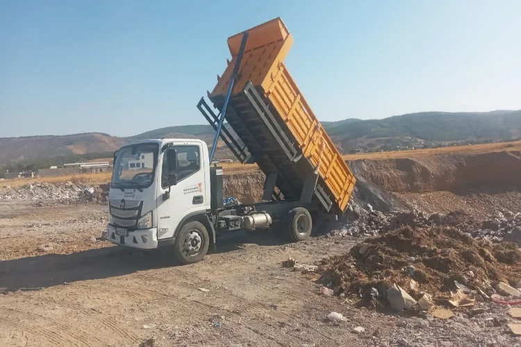 Kahramanmaraş’ta hafriyat atıkları kaldırılıyor