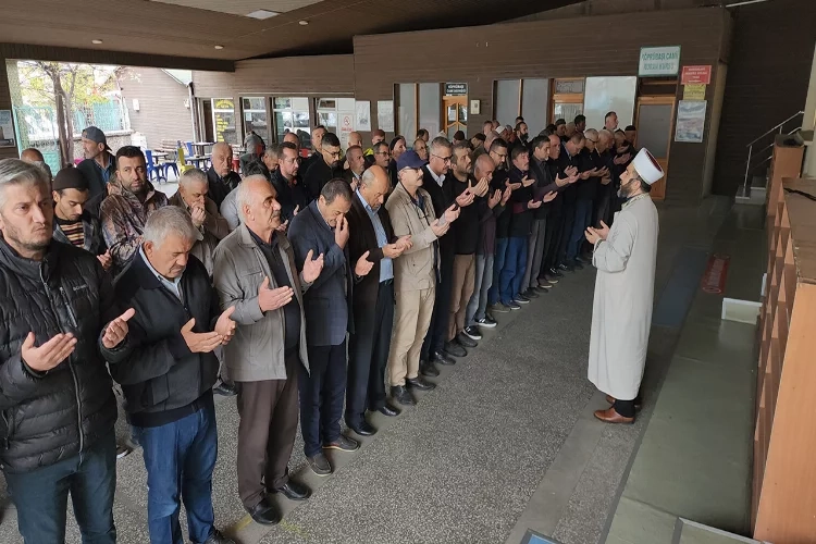 Karabük’te şehit Filistinliler için cenaze namazı kılındı