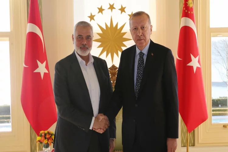 Cumhurbaşkanı Erdoğan, Hamas Siyasi Büro Başkanı ile görüştü