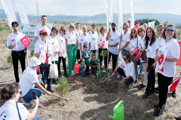 Yüzüncü Yıl Ormanları’na Gökhan Türkmen’de destek verdi: 700 bin fidan yeşerecek