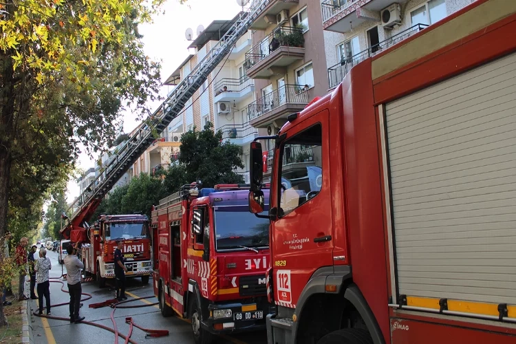 Tüp dolu depoda yangın paniği!