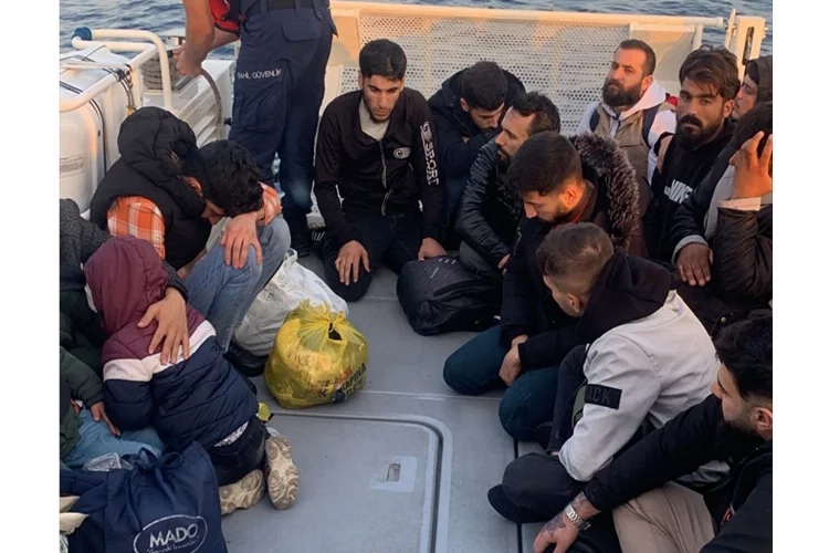 Muğla açıklarında 113 göçmen kurtarıldı haberinin görseli