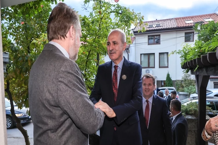 TBMM Başkanı Kurtulmuş, SDA Genel Başkanı İzetbegoviç ile görüştü haberinin görseli