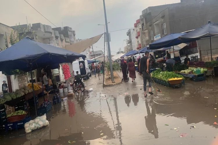 Mardin’de sağanak yağış etkili oldu