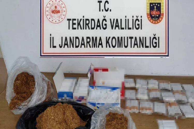 Tekirdağ’da tütün operasyonu