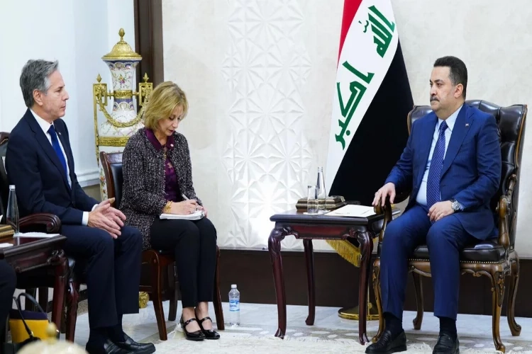 Antony Blinken’dan Irak’a sürpriz ziyaret haberinin görseli