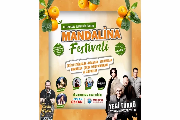 Mandalina Festivali için geri sayım başladı