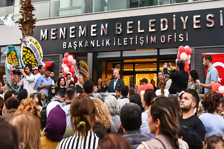 Menemen’de yeni iletişim ofisi hizmete açıldı