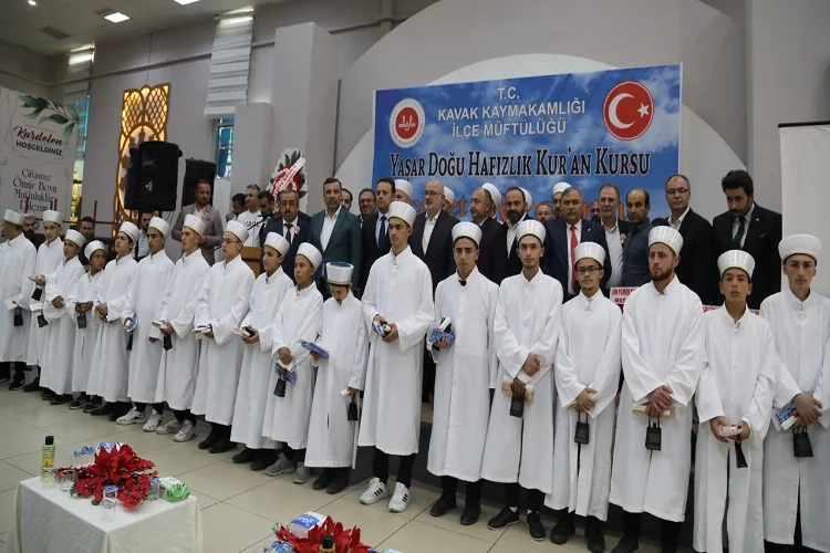 Samsun'da hafızlık icazet töreni gerçekleşti