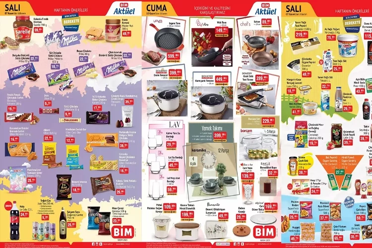 BİM aktüelde bu hafta neler var? 7-10 Kasım’da raflarda sizi neler bekliyor? haberinin görseli