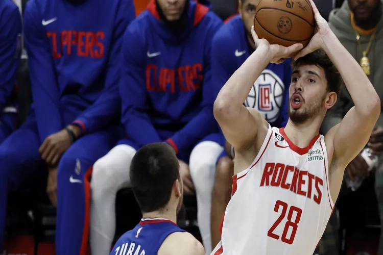 NBA'de Alperen Şengün'ün, yükselen formu sürüyor haberinin görseli