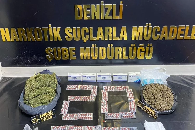 Denizli’de uyuşturucu operasyonu