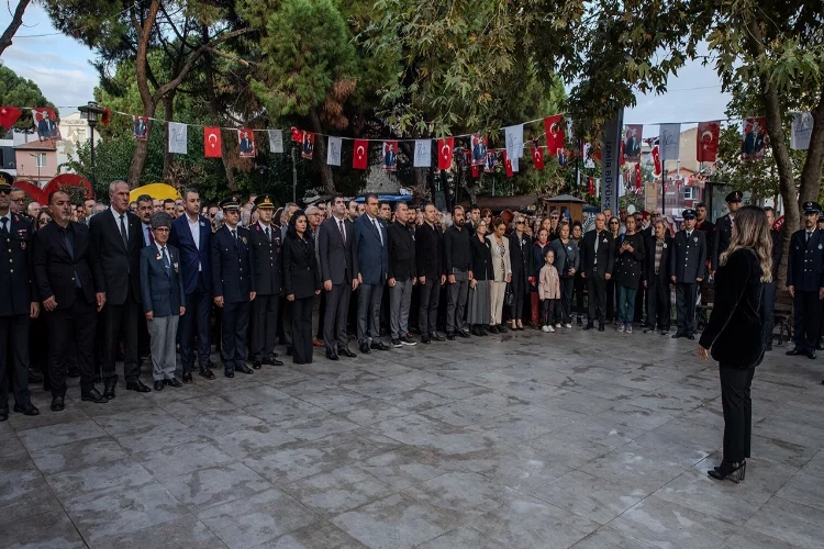 Seferihisar Mustafa Kemal Atatürk’ü andı haberinin görseli