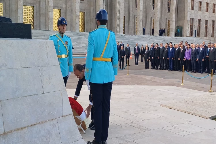 TBMM'de Atatürk'ü anma töreni düzenlendi haberinin görseli