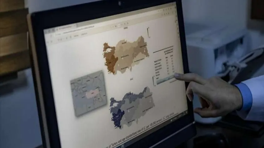 Bilim insanları akciğer kanserinin Türkiye haritasını literatüre kazandırdı haberinin görseli