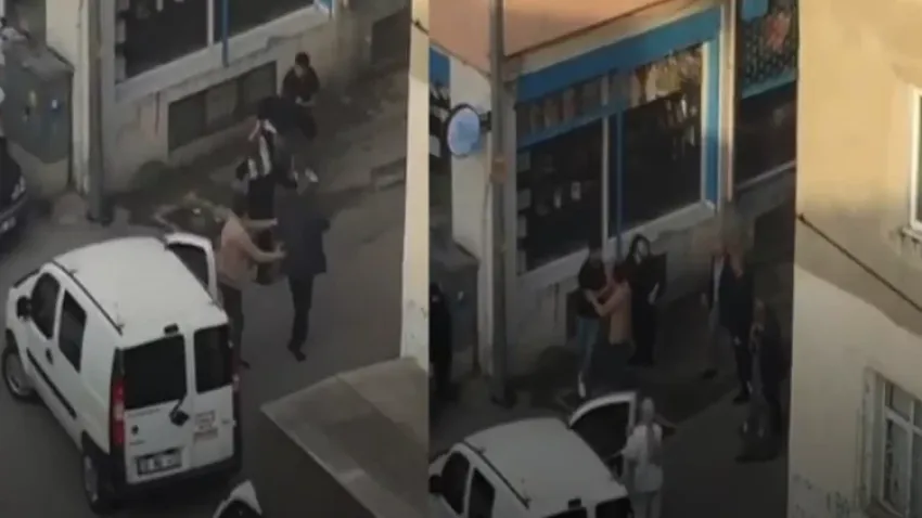 Bursa'da yol verme tartışmasında yumruklar konuştu haberinin görseli