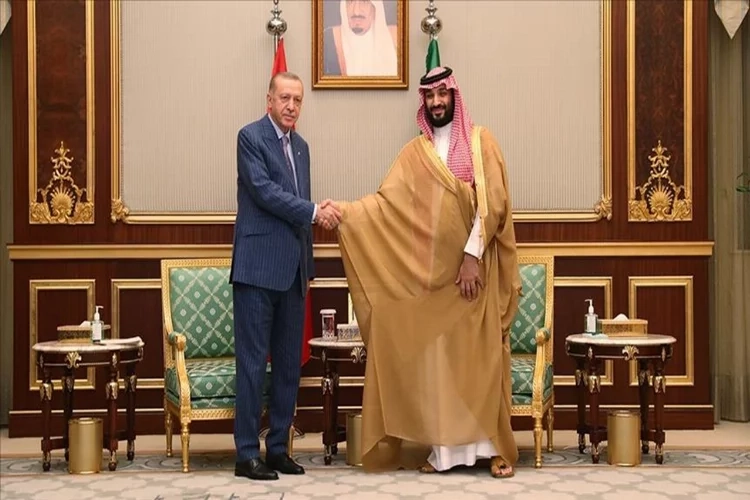 Cumhurbaşkanı Erdoğan, Suudi Arabistan Veliaht Prensi ile görüştü   haberinin görseli