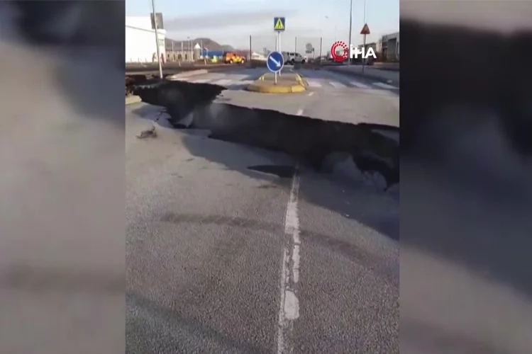 İzlanda'da sismik hareketlilik! Birçok yolda yarık oluştu