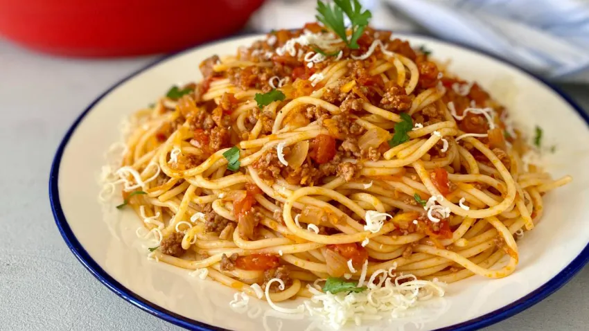 spagetti bolonez soslu