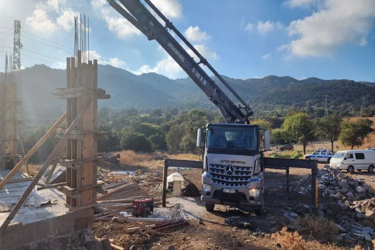 Kaçak inşaatlara beton döken firmalara yasal işlem haberinin görseli
