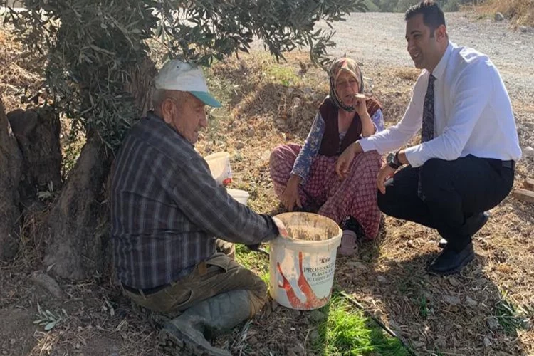 Kazım Yevimli Karaburun’da üreticilerden tam destek aldı