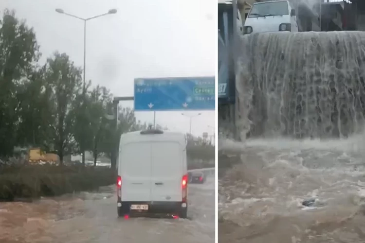 İzmir’i sağanak vurdu