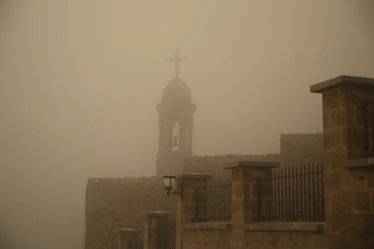 Mardin sarıya büründü: Göz gözü görmedi