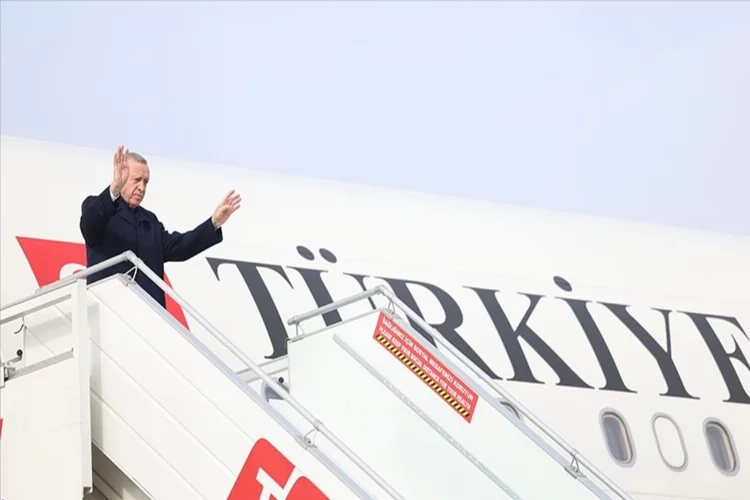 Cumhurbaşkanı Erdoğan Cezayir'e gitti