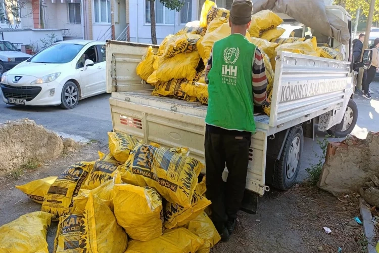 İhtiyaç sahibi ailelere kış yardımı yapıldı